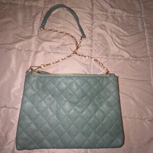 vegan leather clutch